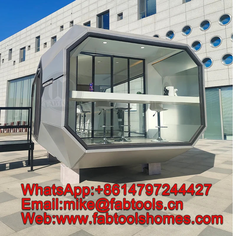 Prefab House Space Capsule Bed Cabin Hotel Container Home Sleep Pod Outdoor Mobile Tiny House Luxury Capsule House