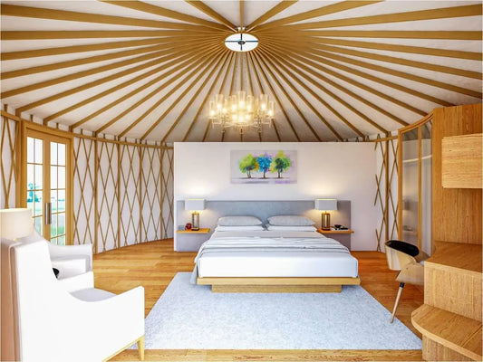 Yurt Mongolian Dome House Prefab Home Yurta Tent