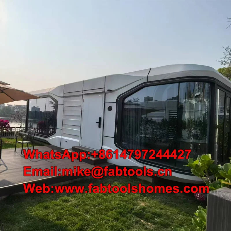Factory price Modern modular house Mobile space capsule tourist hotel Luxury prefabricated home