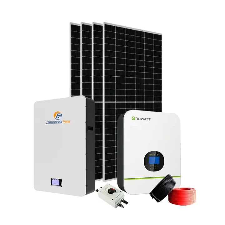 TOYON Industrial Home Use Complete Solution Provider Off On-Grid Hybrid Power Solar Energy System 15kw 10kw Solar System