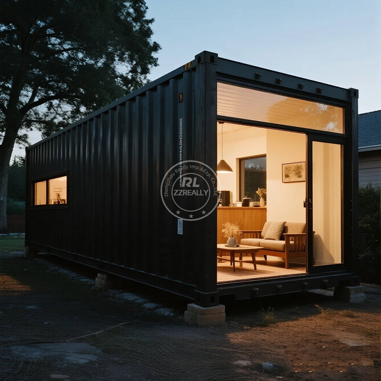 NEW Prefab Quick Assembly Sunny House Prefabricated Container Frame Assembly House Sun Glassy Easy Handy Room