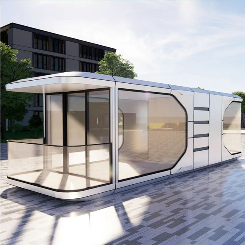 Low Cost Luxury Prefabricated Houses Prefab Homes Chinese Capsule HouseMoisture Proof Factory Price Wind Resistance High Quality