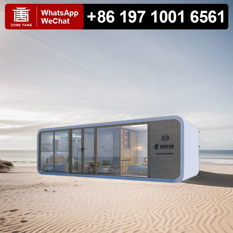 Modular Prefabricated Houses Luxury Good Quality Outdoor Garden House Modular Prefab Home Apple Capsule Home Hot Sale Low Cost
