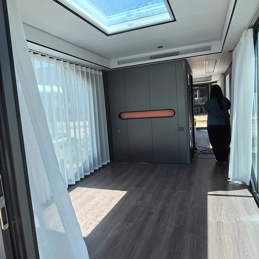 Low Cost Luxury Prefabricated Houses Prefab Homes Chinese Capsule HouseMoisture Proof Factory Price Wind Resistance High Quality