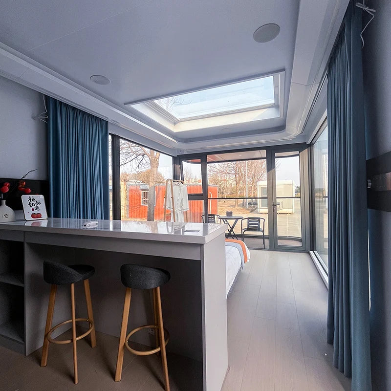 Low Cost Luxury Prefabricated Houses Prefab Homes Chinese Capsule HouseMoisture Proof Factory Price Wind Resistance High Quality