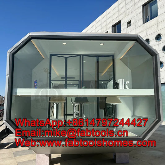 Prefab House Space Capsule Bed Cabin Hotel Container Home Sleep Pod Outdoor Mobile Tiny House Luxury Capsule House