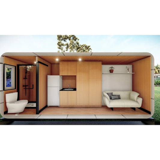 Modular Prefabricated Houses Luxury Good Quality Outdoor Garden House Modular Prefab Home Apple Capsule Home Hot Sale Low Cost