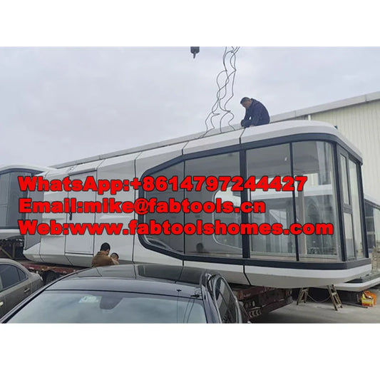 Factory price Modern modular house Mobile space capsule tourist hotel Luxury prefabricated home